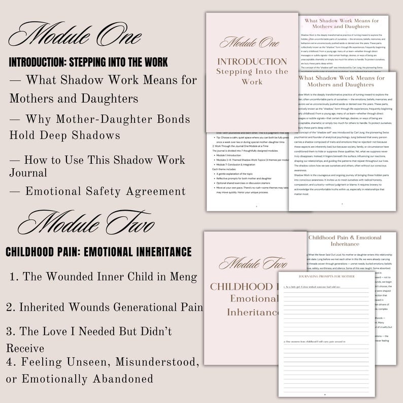 Mother and Daughter Workbook Journal, Worksheets for Relationship ...