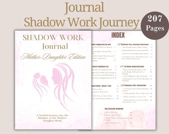 Mother and Daughter Workbook Journal, Worksheets for Relationship building for Mom and Me, Relationships Shadow Work Journal, Self Therapy