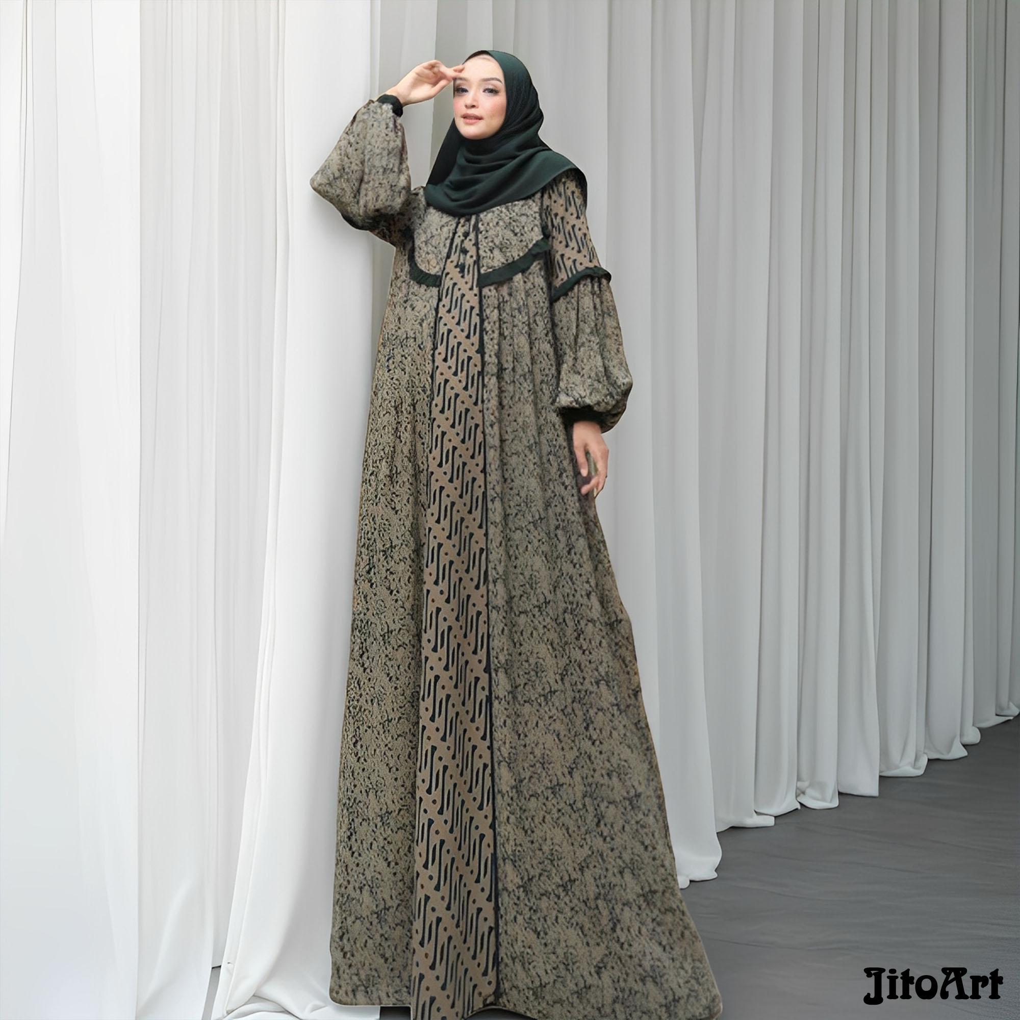 chinese dress ladies Batik Indonesia Long Dress – LucuCollection