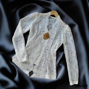 White Kebaya - Etsy