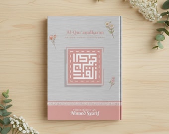 Al Quran with Indonesia Translation Islamic Gift for Her Floral Design Quran