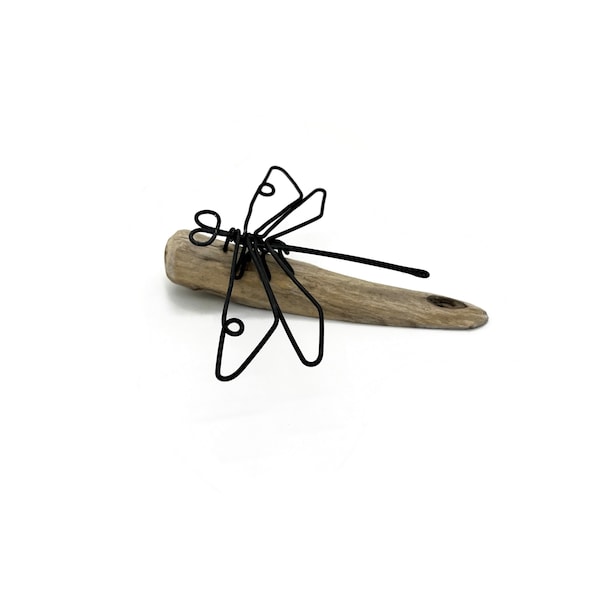 Dragonfly Wire Art, Handmade and Minimal Design to be Displayed on Wall or Tabletop