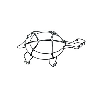 Turtle Sculpture, Wire Art, Minimal Home Decor image 5