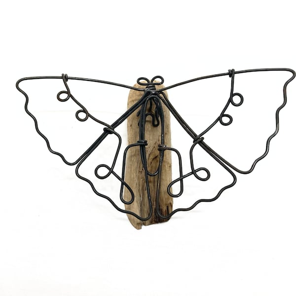 Butterfly Metal Wire Art, Minimal Sculpture, Butterfly Sculpture for Wall or Tabletop, Makes a Great Gift!