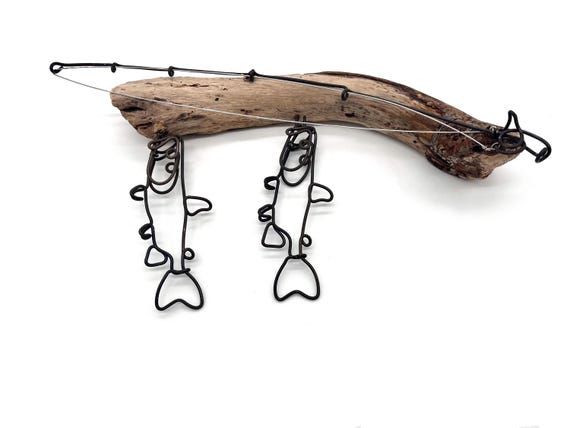 driftwood fishing pole Thick Groot Textured but you can add as many as you need Rush Creek Creations Driftwood Round