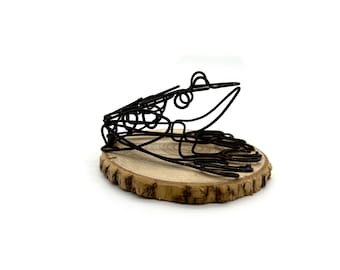 Frog Art, Frog Sculpture, One Line Sculpture, Unique Gift!!