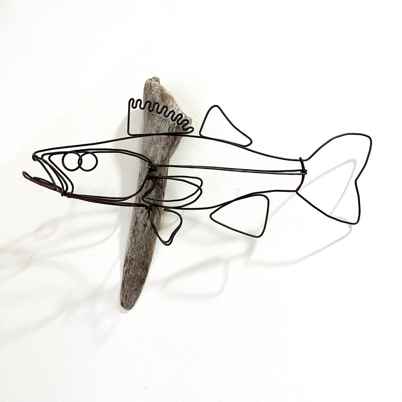 Walleye Wall Hanging Sculpture, Fish Wall Art, Great gift for the person who has everything image 4