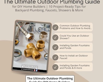 Gids voor doe-het-zelf sanitair: achtertuinkranen, douches, vijvers (digitale download)