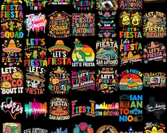 Let's Fiesta PNG Colorful Mexican Sublimation Design (Digital Download) CInco De Mayo Shirt PNG San Antonio 2026