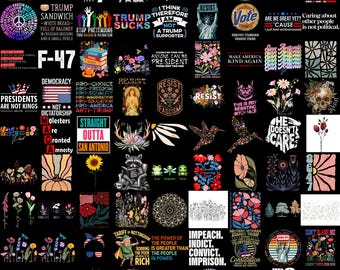80+ Subtle Anti Trump PNG Bundle, Anti Trump Png, Flower Anti Trump Png, Subtle FDT Png, Fdt Png, Anti MAGA Png, Digital Dowloand