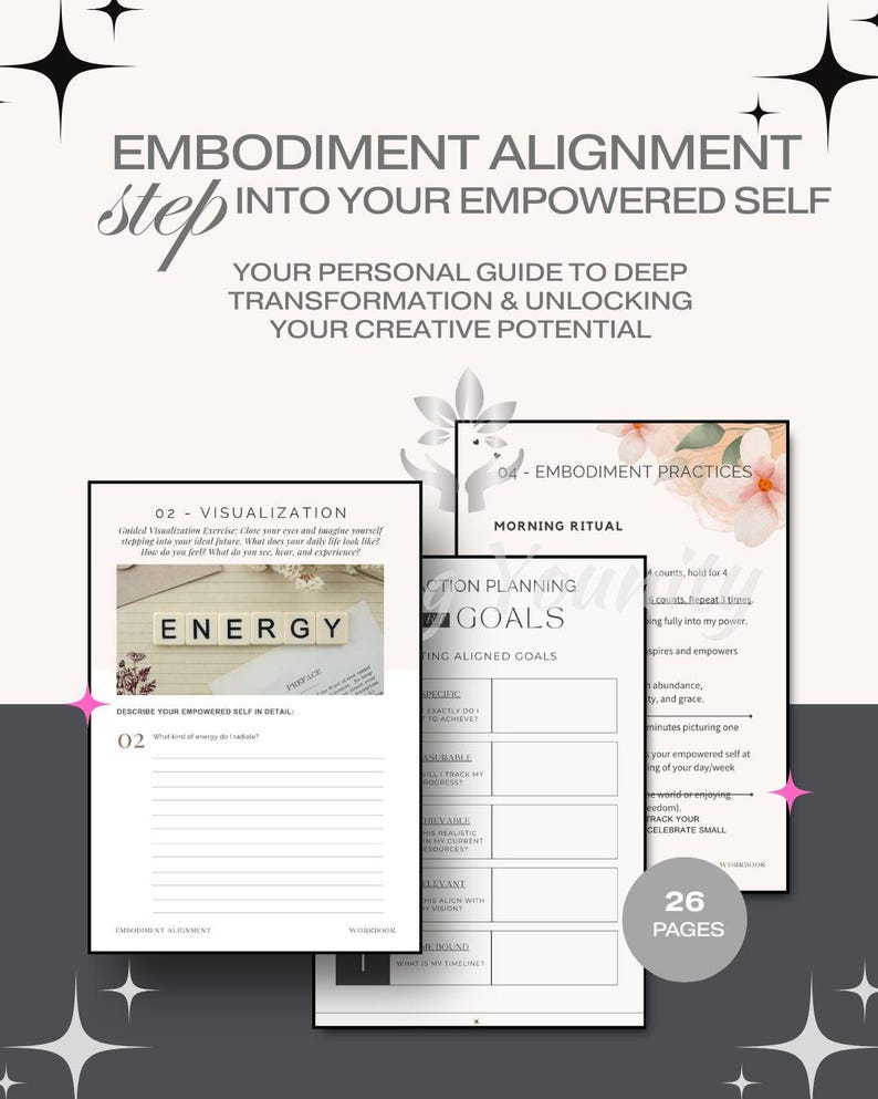 21-day Embodiment Alignment Workbook | Digital Journal Planner ...