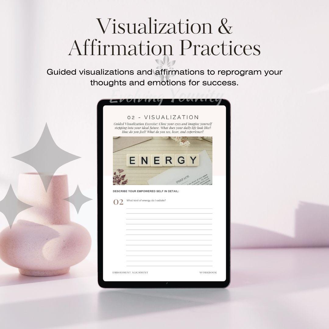 21-day Embodiment Alignment Workbook | Digital Journal Planner ...
