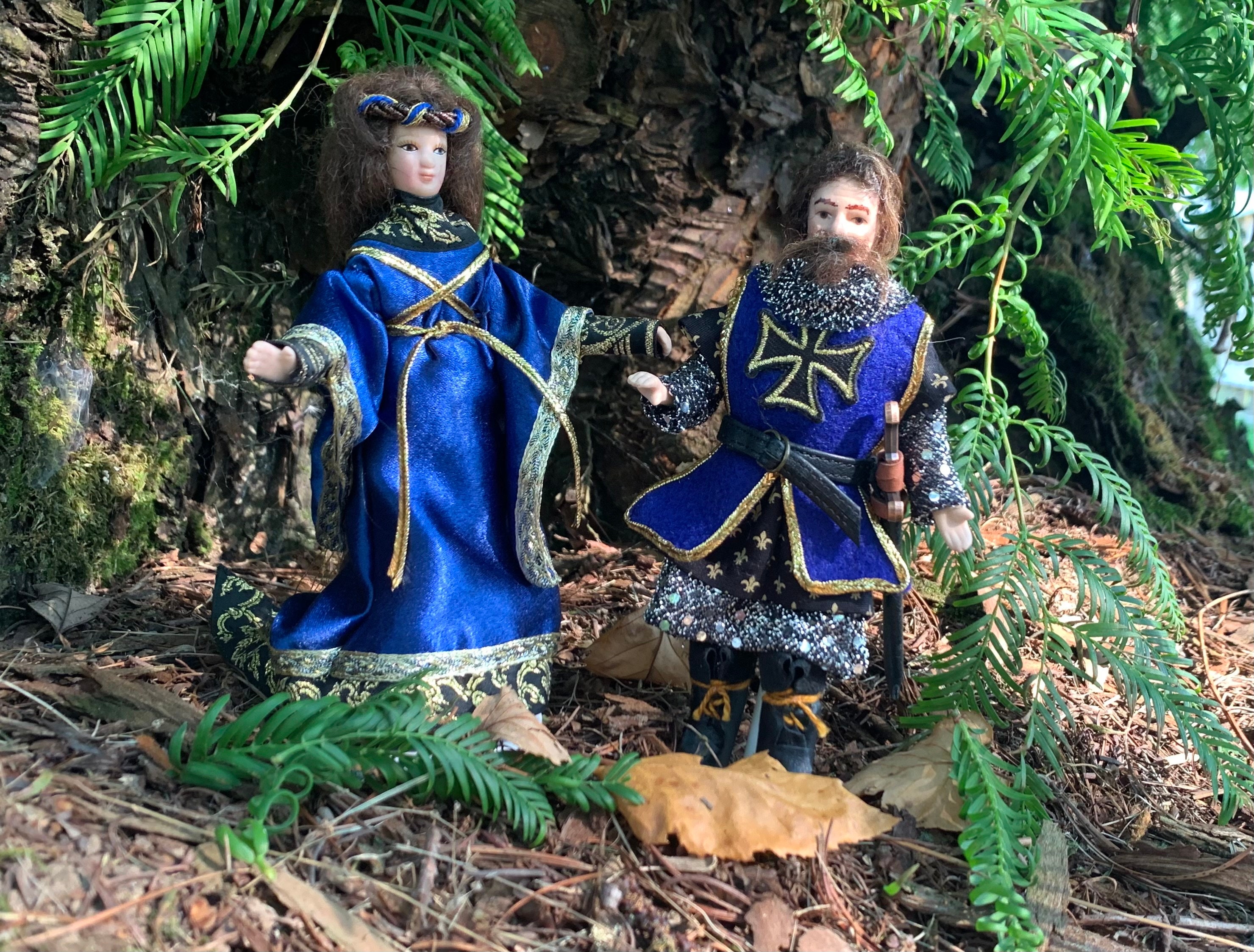 Dollhouse Doll Medieval Knight 112 Scale Artist Made Etsy