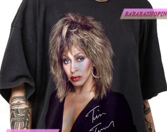 Vintage Tina Turner Png, Unisex Tina Turner Png, Classic Music Lover Png, Retro Tina Turner Png, Vintage 90s Tina Turner Png