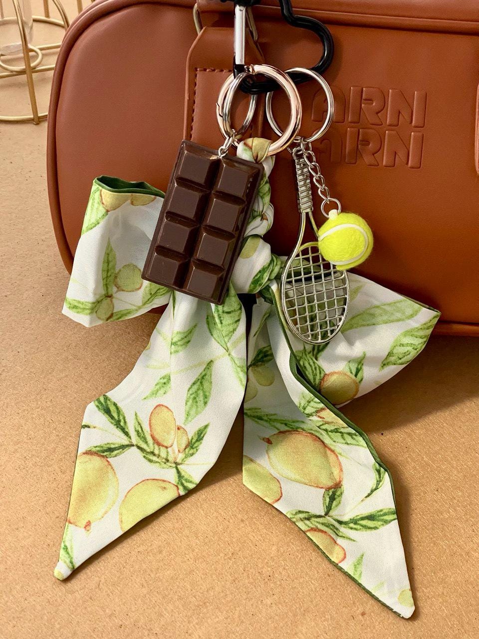 SATTCHI バッグチャーム・キーチェーン Knot Tennis Bag Charm Amazon.com: WILMIN Tennis Ball Holder Keychain, Grand Slam