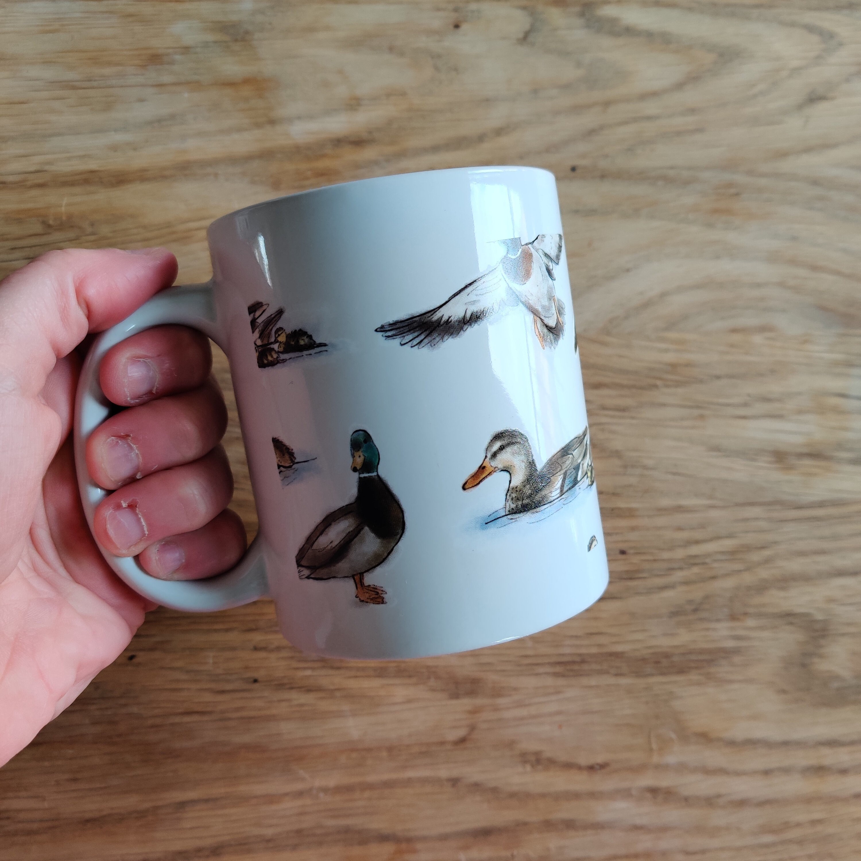 Printed Ducks Mug Etsy