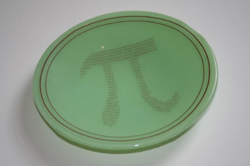 Geeky Pi Bowl Three Designs, Made to Order in any Colour, Pi Day, 3.14, Maths Geek, Equations, Nerd, Decimal, Digits, Numbers, Mathematics Design Two