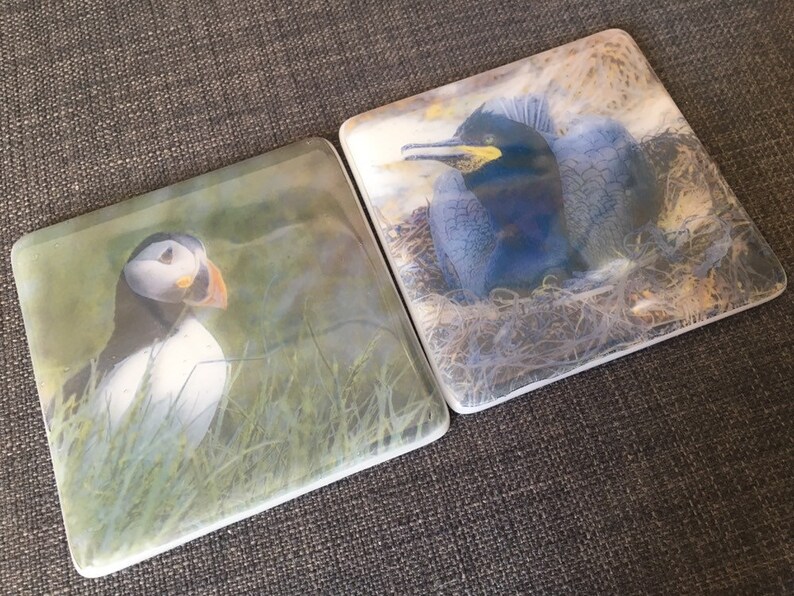 Full Colour Picture Personalised Printed Glass Coaster image 2