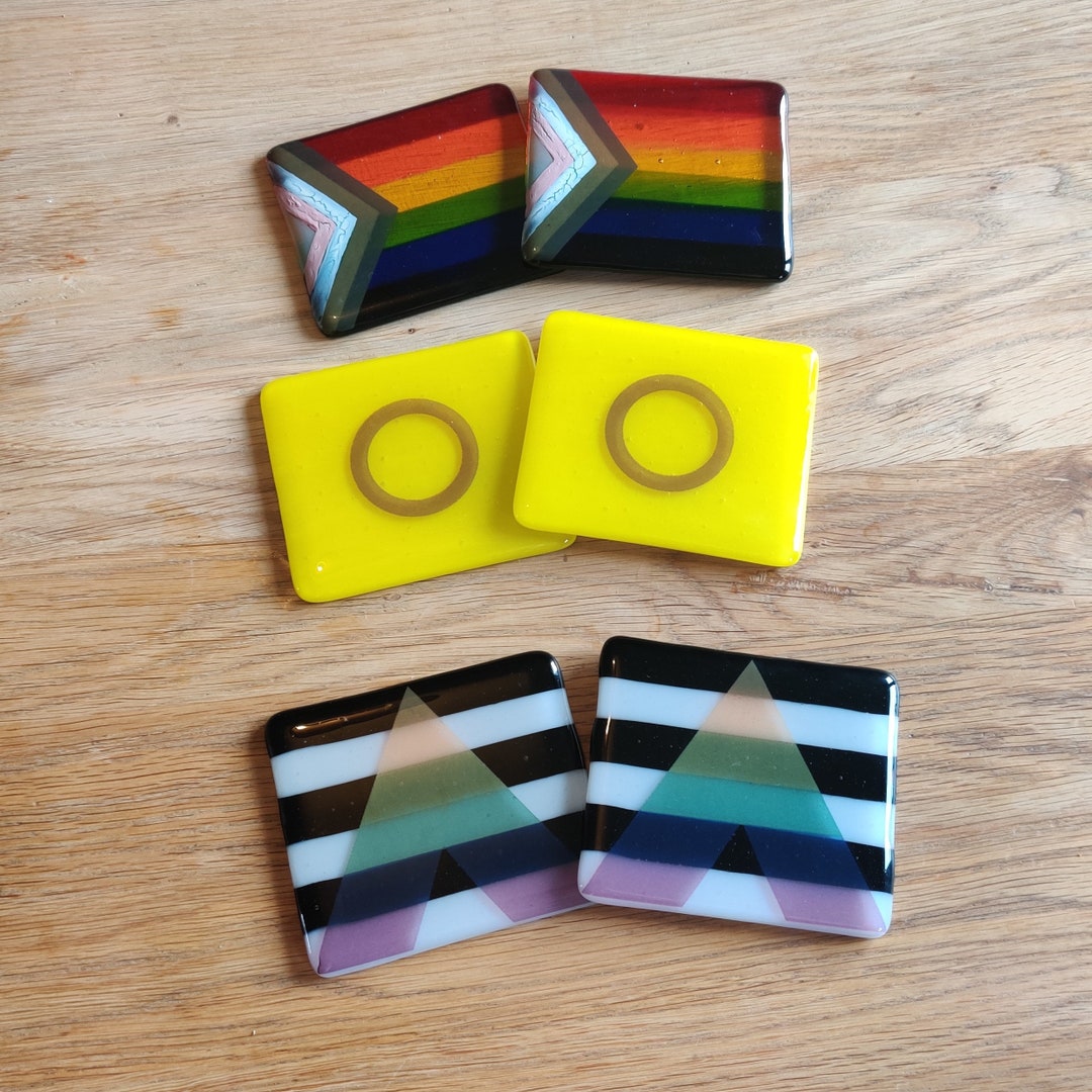 Alternative Coasters Alternative Pride Flags Handmade Glass Coaster (printed) - Etsy
