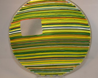 Striped Window Bowl - Made to Order With Any Colours