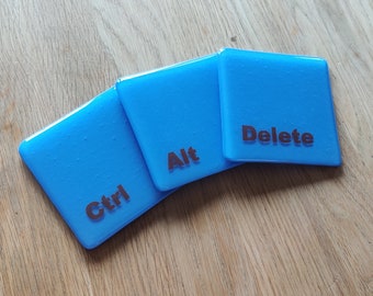 Ctrl Alt Delete Keyboard Coasters - Made to Order