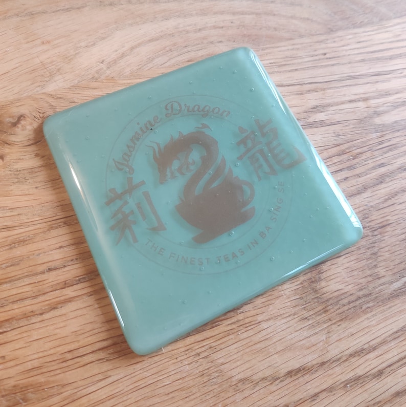 Jasmine Tea House Printed Coaster image 9