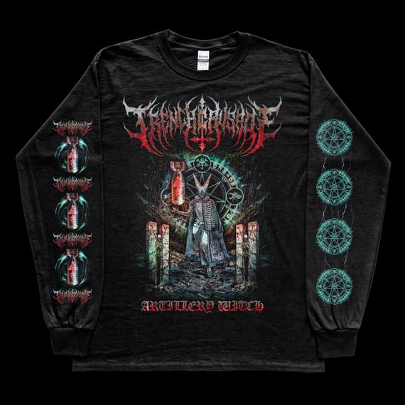 Trench Crusade - Artillery Witch - Death Metal Long-sleeve - Etsy