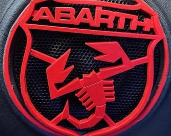 Abarth Front Grill Covers clips 595 Series 4 -2016–2024 | Italian Tricolore 🇮🇹 | UK