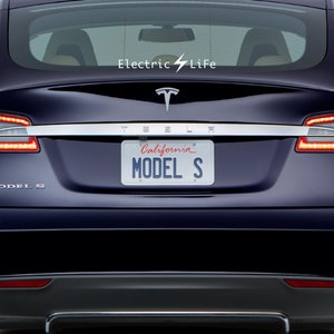 ELECTRIC LIFE- Electric Car EV Vinyl Decal Sticker