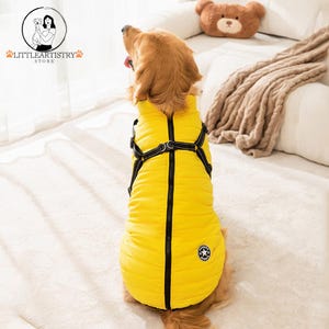 Windproof Dog Coat Warm Waterproof Winter Jacket Cozy Pet Clothes for Great Dane and Large Dogs Stylish Dog Outfit Gift for Dog Lovers