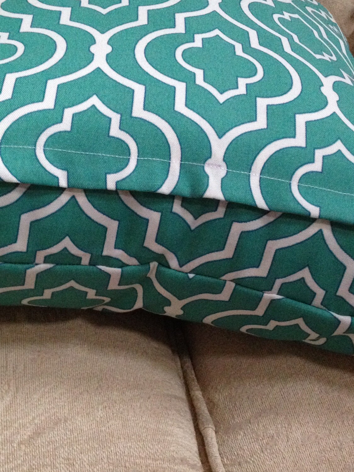 Premier Print Morrow /teal//white Pillow/covers 20.00 Ea. 2 Etsy