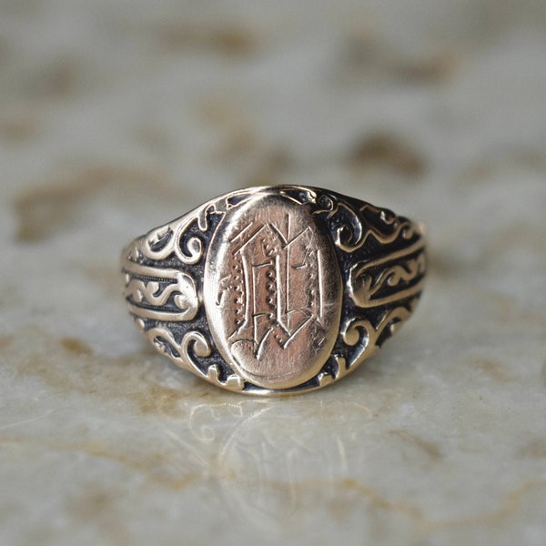 Monogram Ring - Etsy