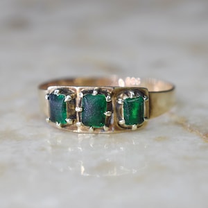 Antique Georgian 14k Gold Paste Ring c.1830s