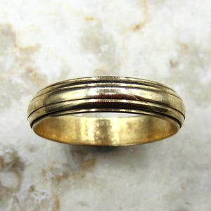 Vintage 14k Gold 4.6mm Men&#39;s Band Size 9.25