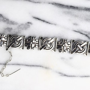 Vintage Taxco 980 Silver Link Bracelet