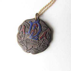 SALE-Antique Running Medal /De La Salle Institute c.1920s