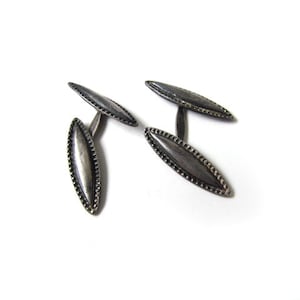 Antique Cuff Links Sterling Silver c.1920s