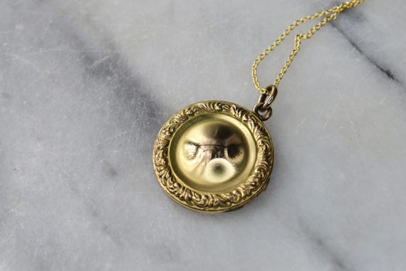 Antique Gold Filled Locket - image 2