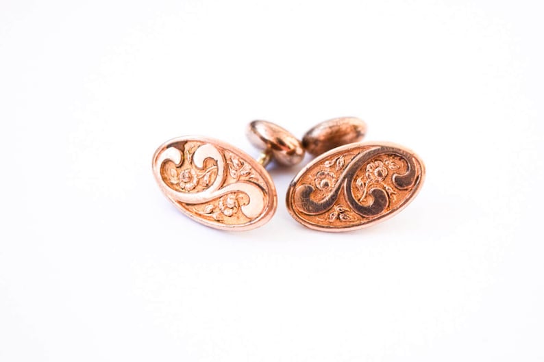 Antique Cuff Links Gold Filled c.1920 image 1