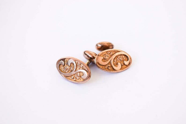 Antique Cuff Links Gold Filled c.1920 image 2