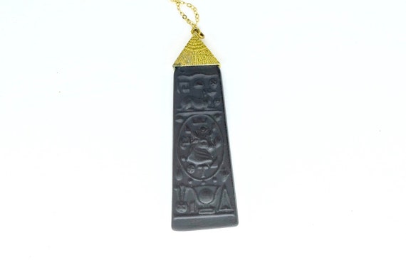 Antique Wedgewood Egyptian Revival Jasperwear Amu… - image 1