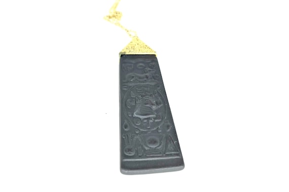 Antique Wedgewood Egyptian Revival Jasperwear Amu… - image 2