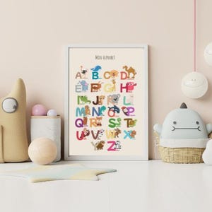 Illustrated Alphabet Poster – Fun Learning for Children in PDF
