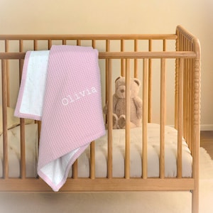 Personalised baby blanket, Baby blanket with embroidered name, Personalised gifts for babies, Embroidered baby blanket, Gifts for babies