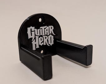 Soporte de pared para mando de Guitar Hero, soporte universal para guitarra, gancho de pared para sala de juegos para PS2, PS3, PS4 y Xbox 360 - PETG de alta resistencia