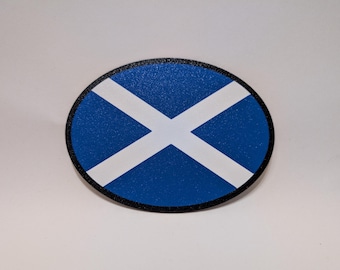 Cartel de la bandera de Escocia