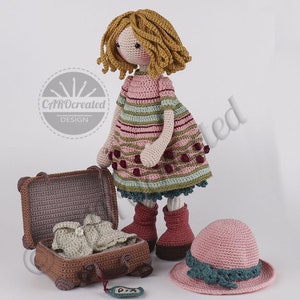 Amigurumi Crochet Doll Pattern, Doll PIA, pdf Deutsch, English, Français, Nederlands, Español, Italiano image 9