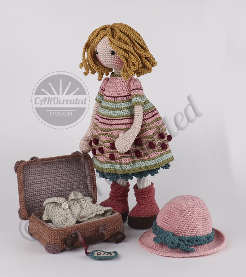 Amigurumi Crochet Doll Pattern, Doll PIA, pdf Deutsch, English, Français, Nederlands, Español, Italiano image 9