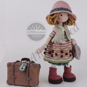 Amigurumi Crochet Doll Pattern, Doll PIA, pdf Deutsch, English, Français, Nederlands, Español, Italiano image 4