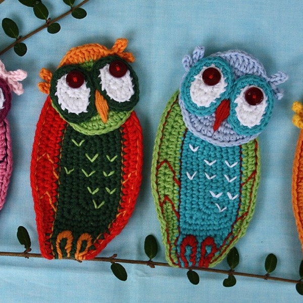 SCREECH OWL- Crochet Pattern (Applique)